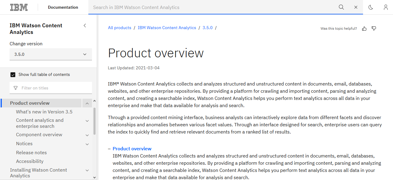 7BM Watson Analytics uses
