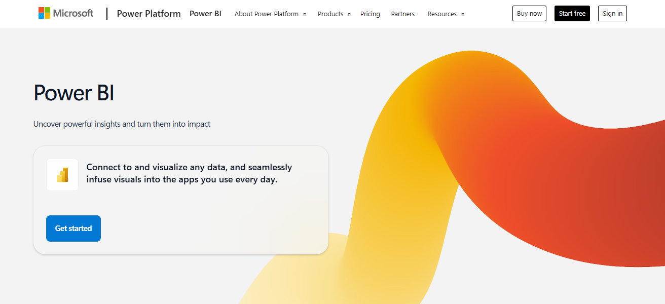1. Microsoft Power BI
