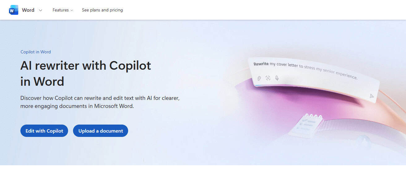 6. Word Editor AI
