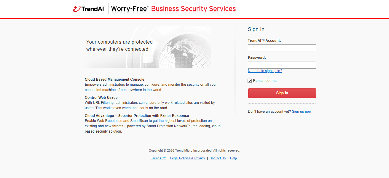 7. Trend Micro Worry-Free Business Security Services