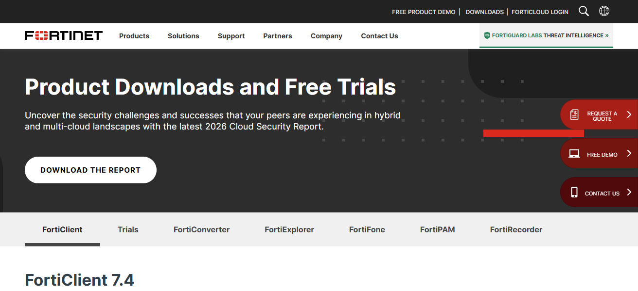 10. Fortinet FortiClient