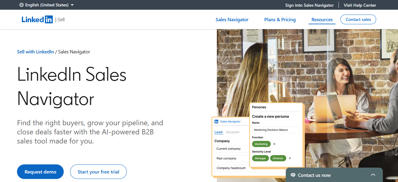 1. LinkedIn Sales Navigator