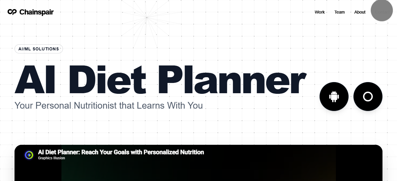 AI Diet Planner (by Chainspair)