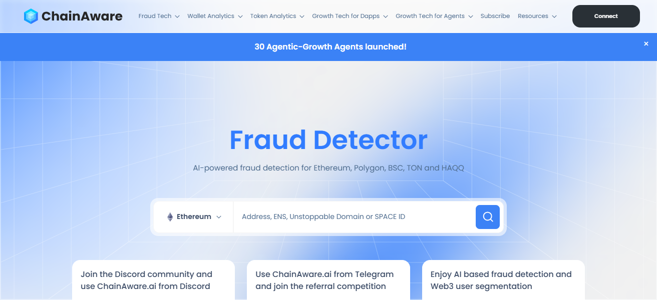ChainAware.ai Fraud Detector