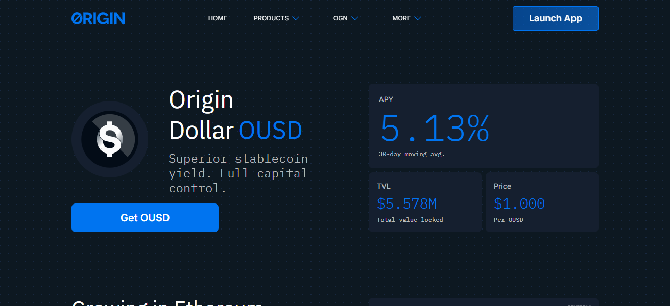 Origin Dollar (OUSD) (Wallet Yield)