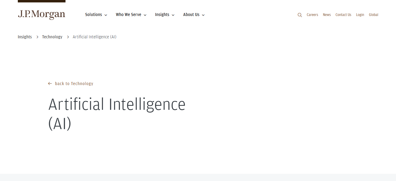 JP Morgan WealthTech AI