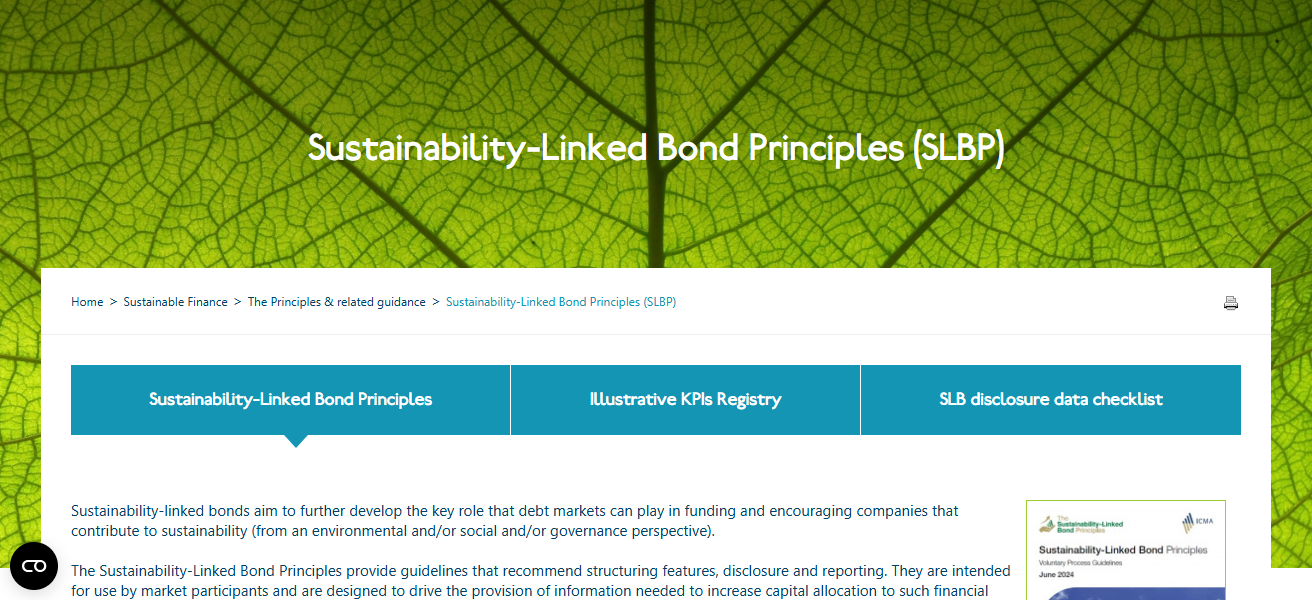 Sustainability-Linked Bonds (SLBs)