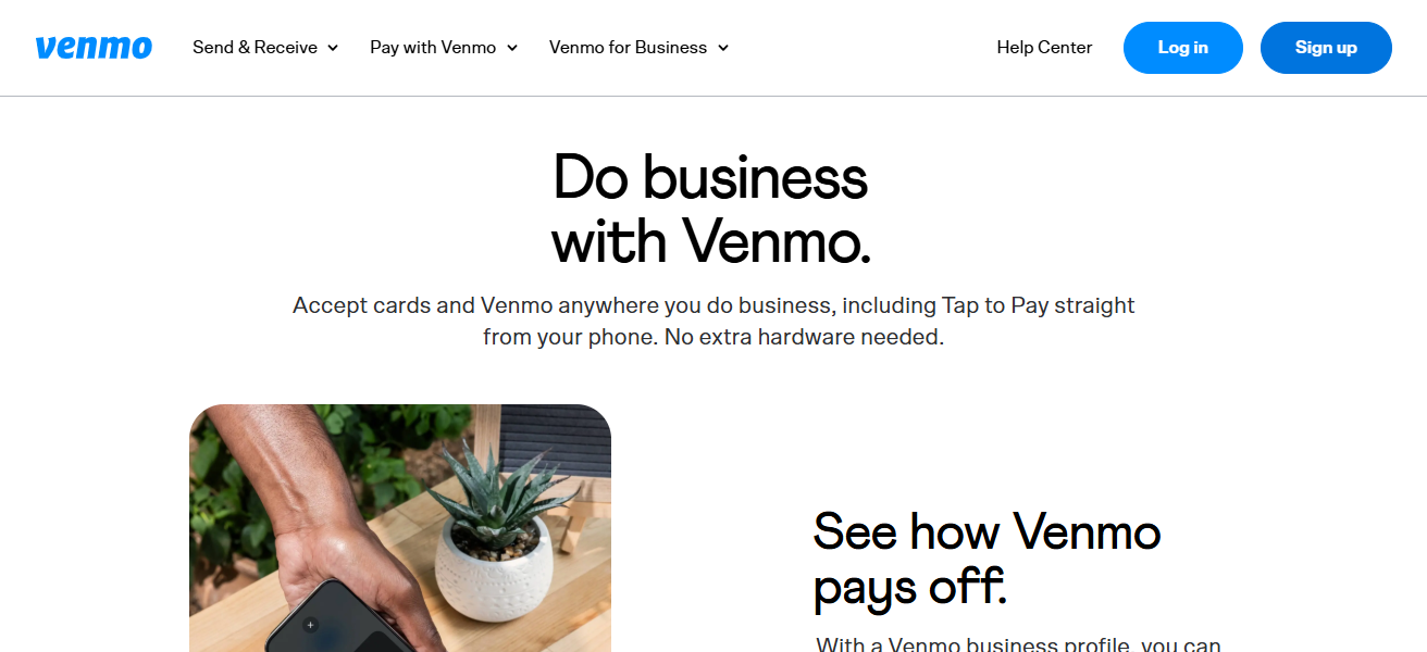 4. Venmo for Business
