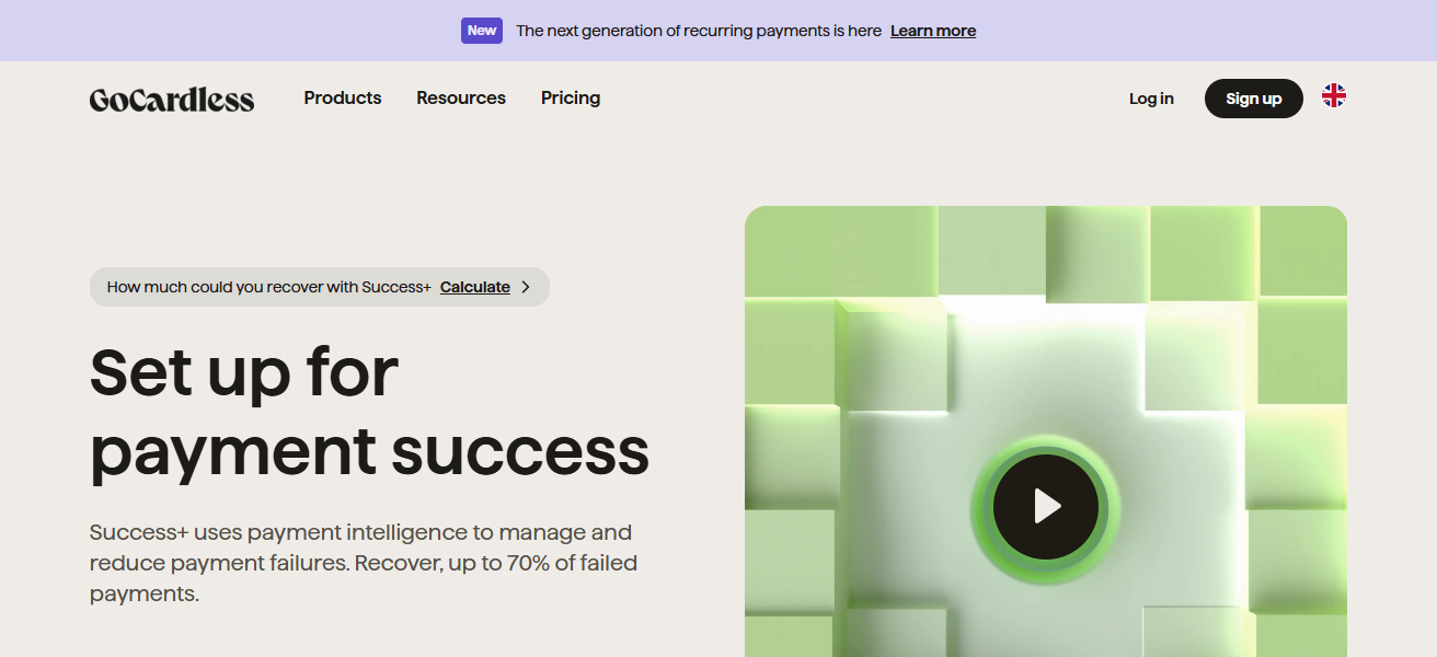 7. GoCardless Success+