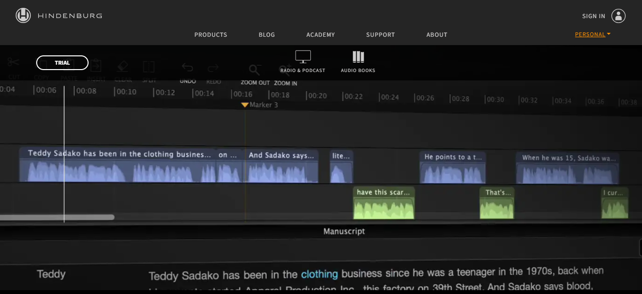 5. Descript (Web/Windows/Mac)