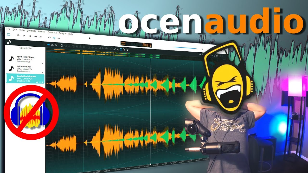 Ocenaudio (Windows/Mac/Linux)