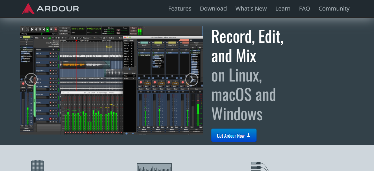 Ardour (Linux/Mac/Windows)