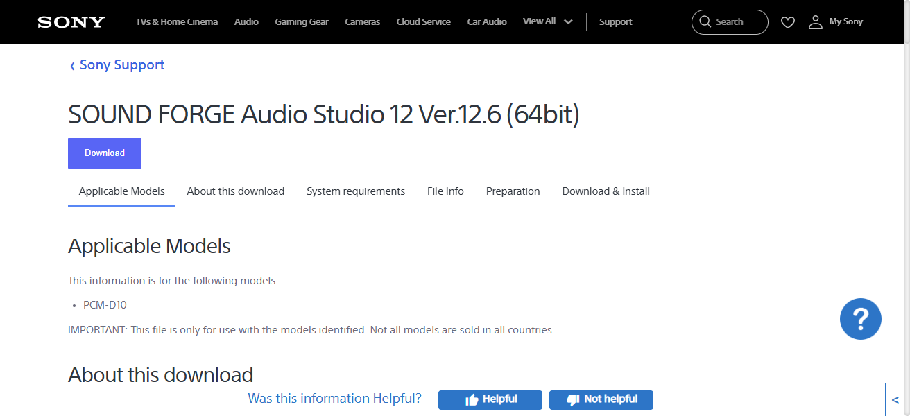 Sound Forge Audio Studio (Windows)