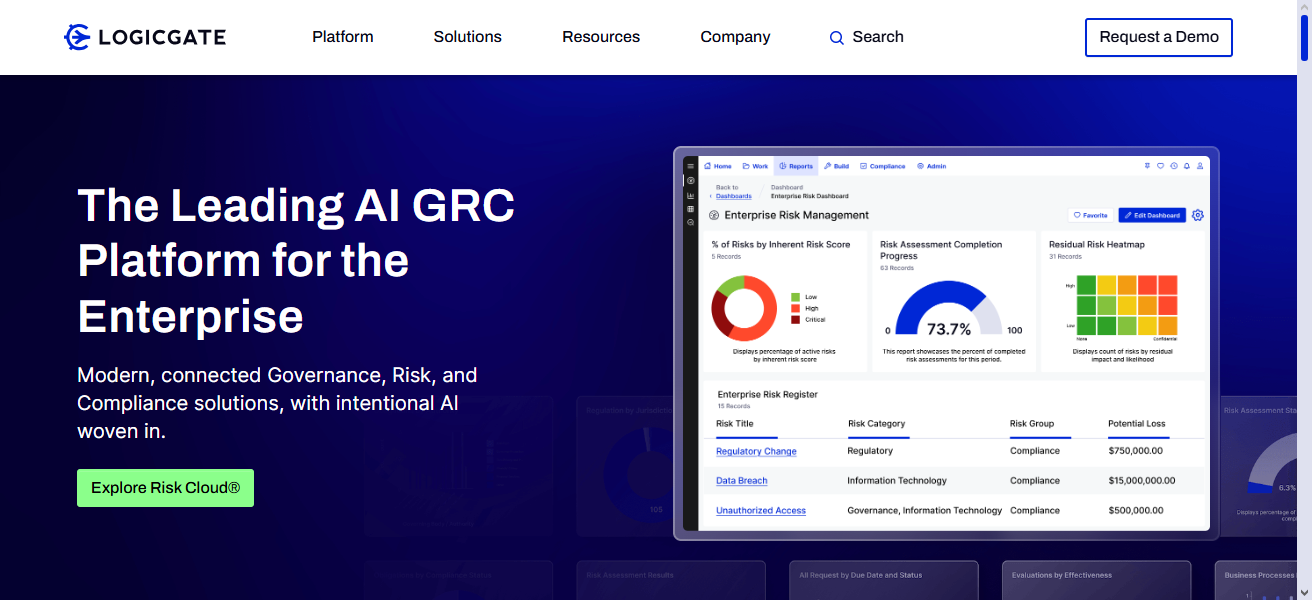 LogicGate Risk Cloud