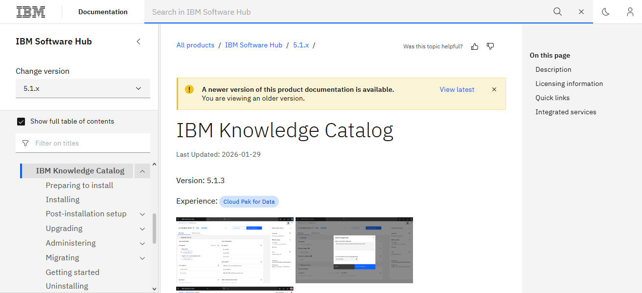 . IBM Knowledge Catalog