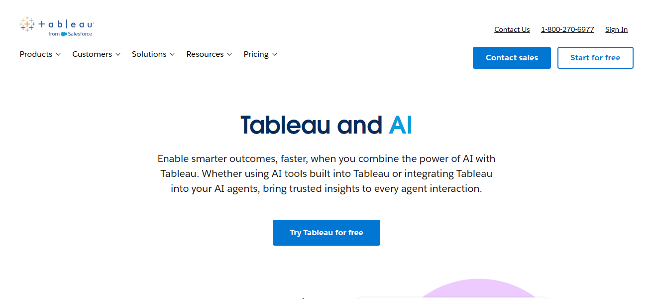Tableau with AI