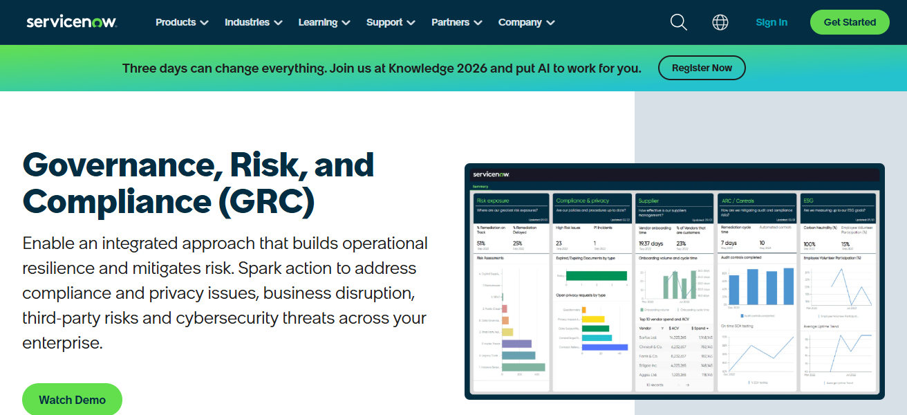 ServiceNow GRC