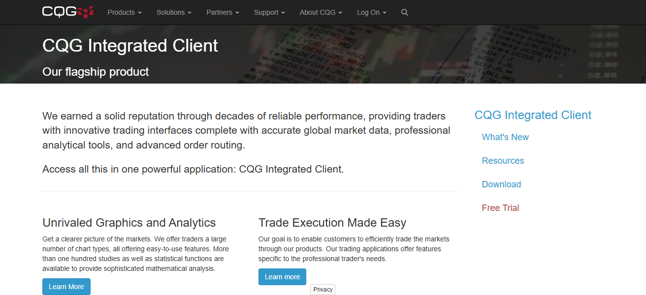 CQG Integrated Client