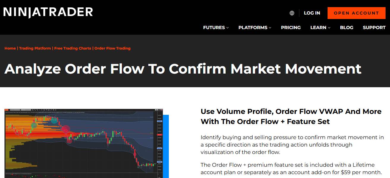 NinjaTrader Order Flow +