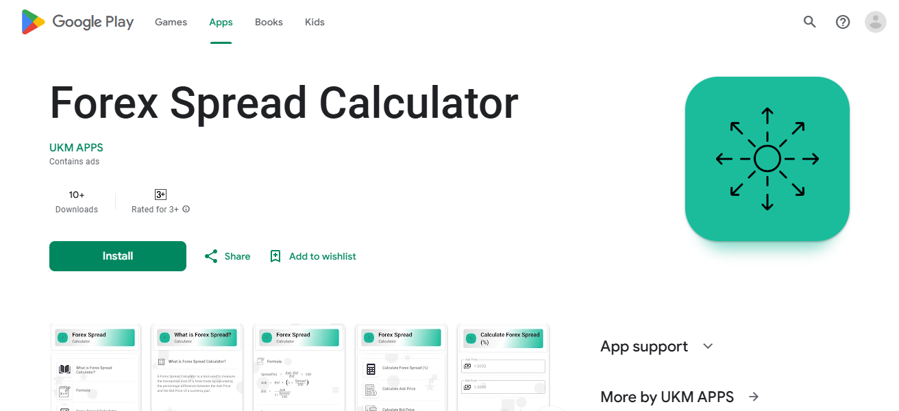 orex Spread Calculator App (Sanca)