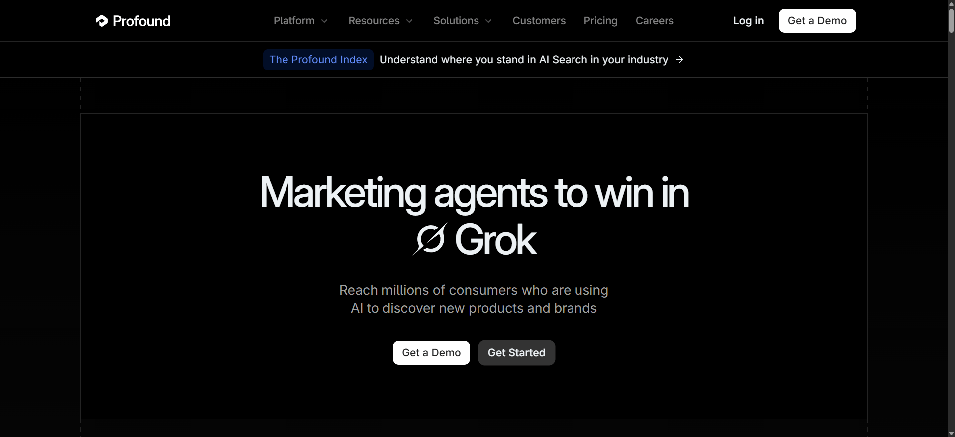 Profound is Answer Engine Optimization (AEO) software