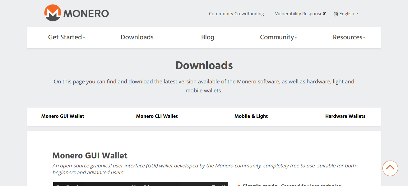 Monero GUI Wallet