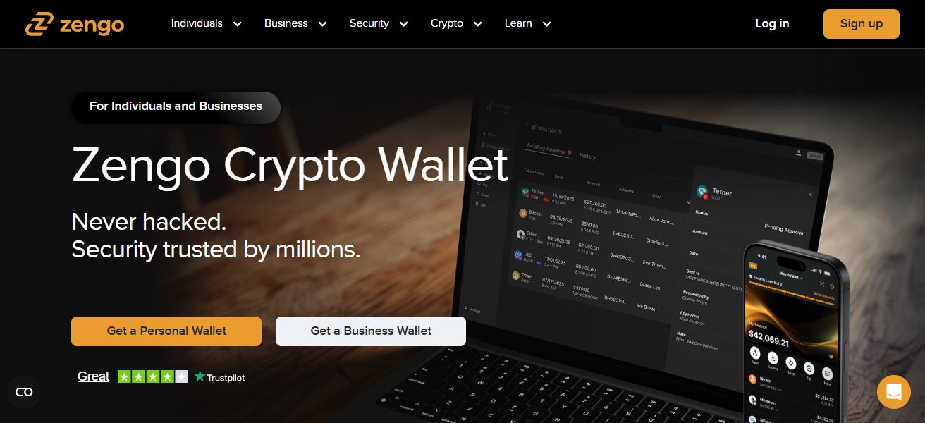 Zengo wallet