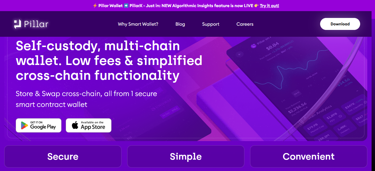 Pillar wallet