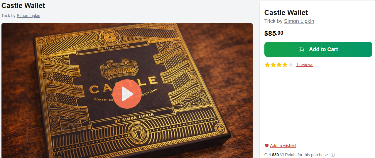 Castle wallet