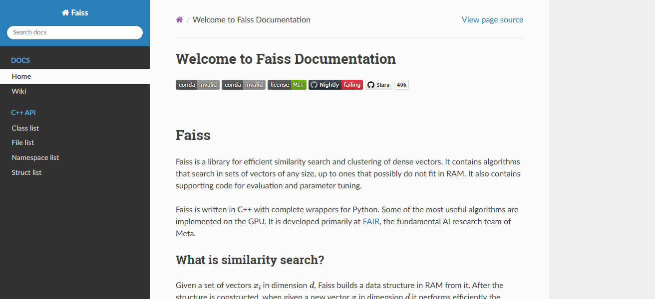 10 Best Vector Databases for AI Agent Long-Term Memory 26 Faiss