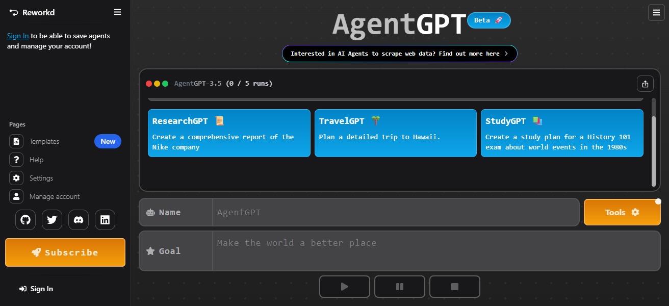 AgentGPT