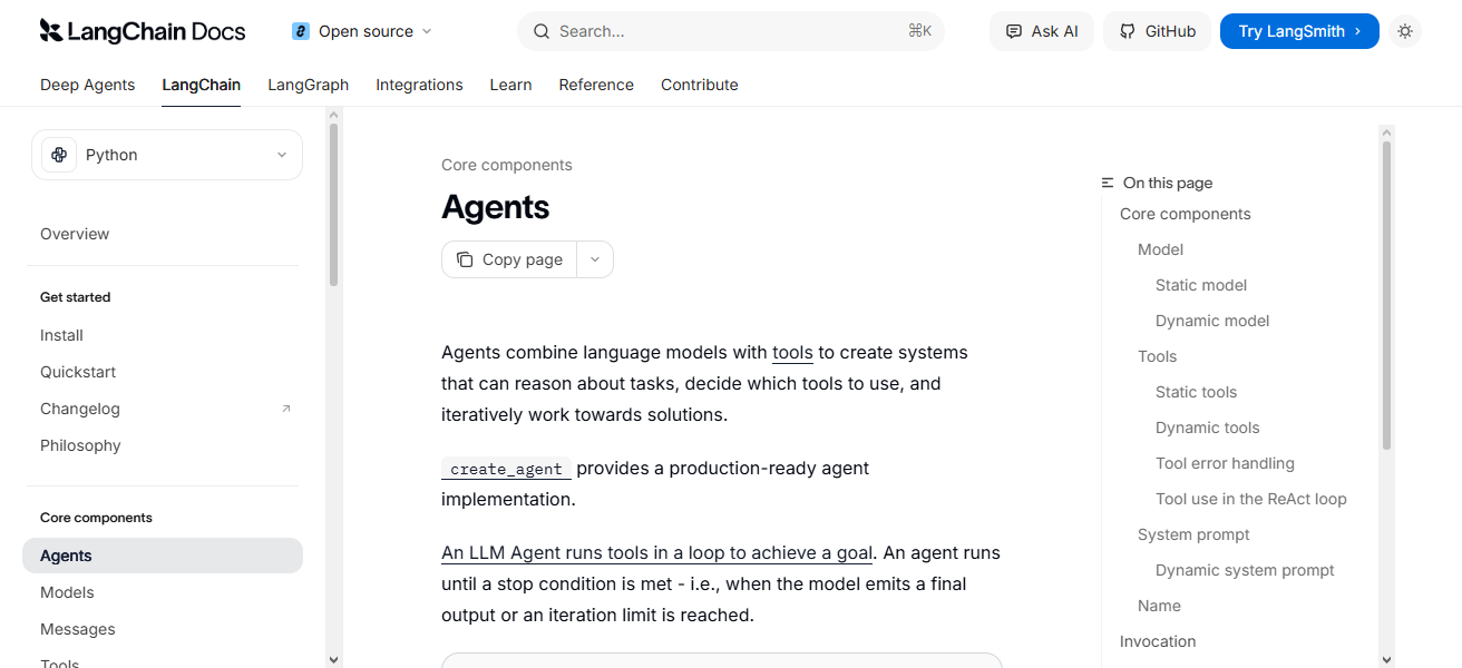 LangChain Agents