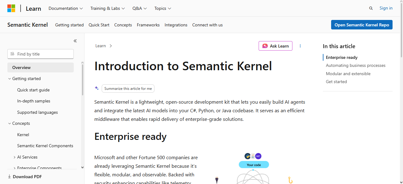 10 Best Open-Source AI Agent Frameworks for Developers 2026 23 Semantic Kernel