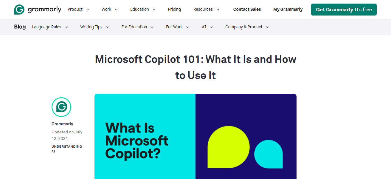 9. GrammarlyGO Copilot