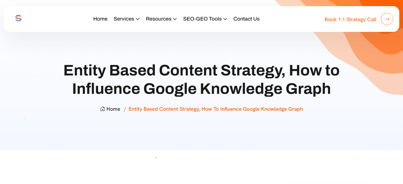 Entity-Based Content Strategy
