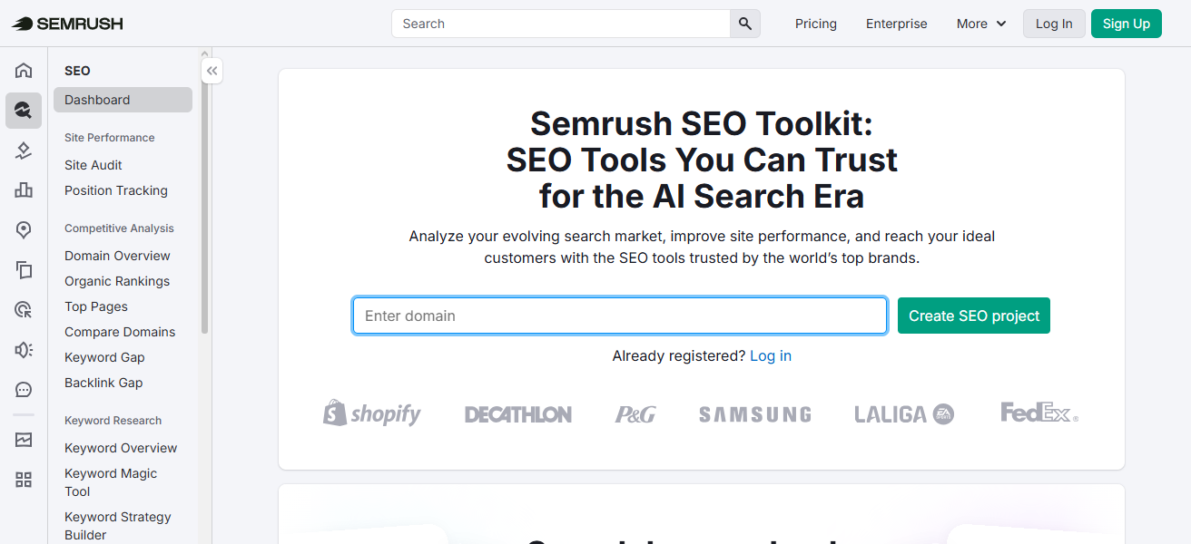 Semrush Voice SEO Toolkit