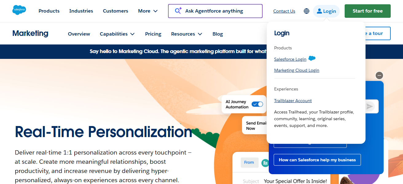 Salesforce Personalization (Interaction Studio)
