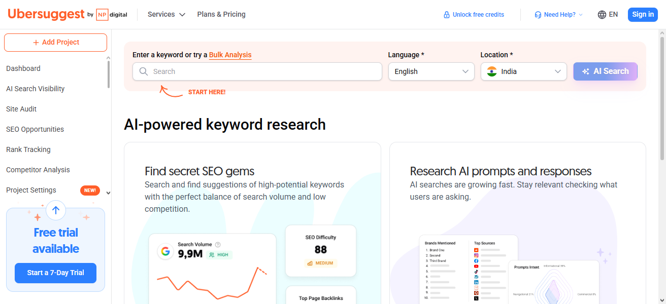 10 Best AI SEO Tools for Agencies & Digital Marketers 2026 25 Ubersuggest