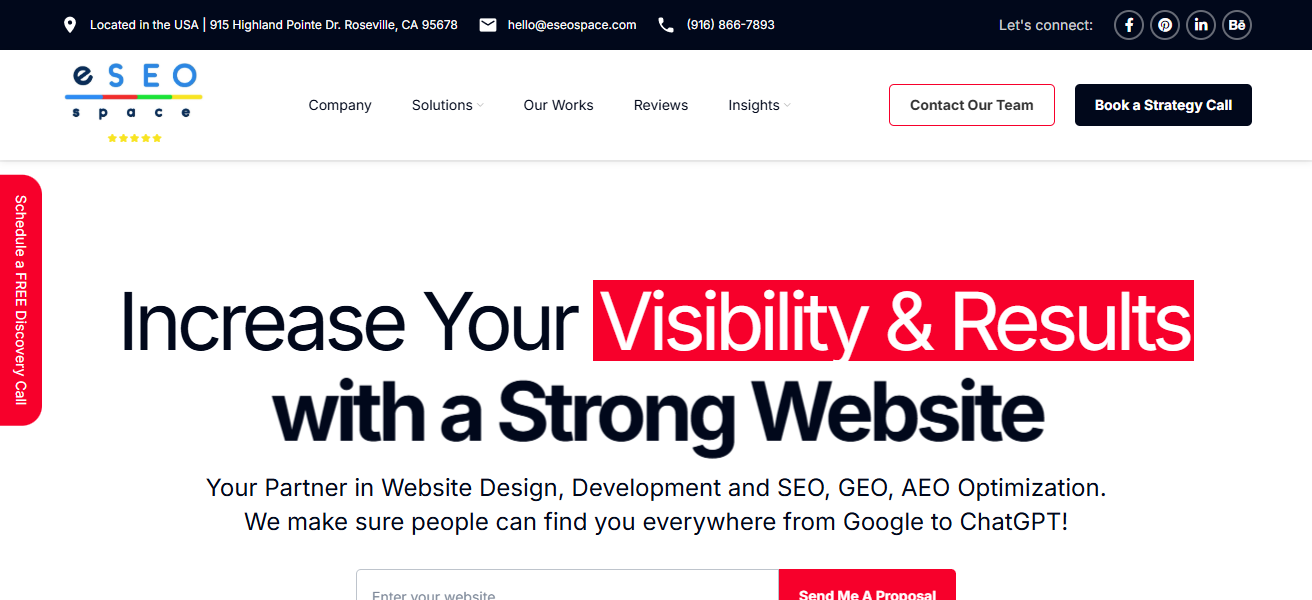 10 Top California SEO & GEO Firms For SaaS Growth 2026 21 eSEOspace (San Diego)
