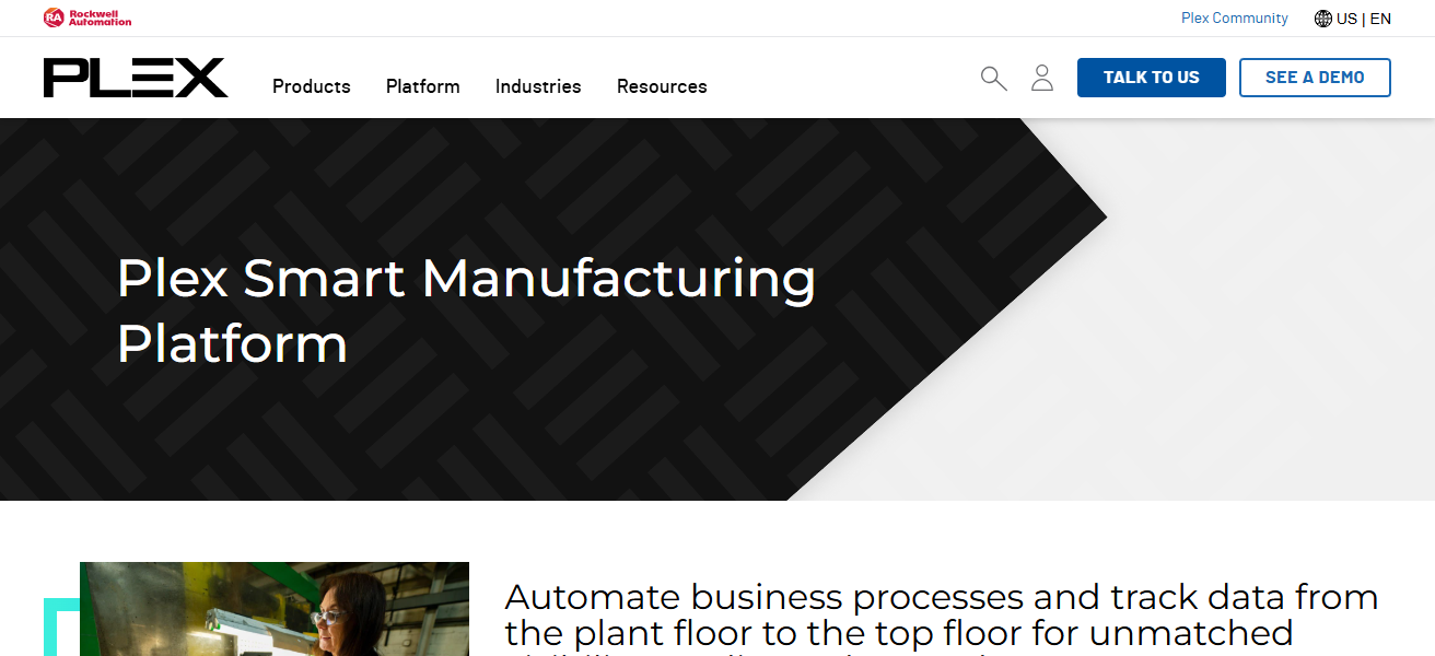Plex Smart Manufacturing Platfor