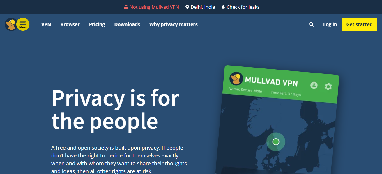 9. Mullvad VPN