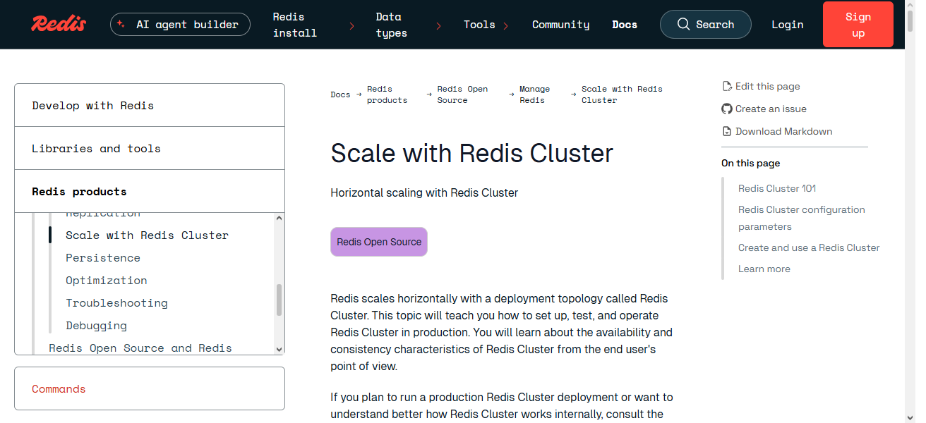 Redis Cluster