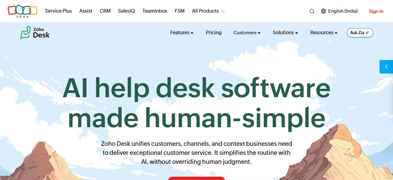  Zoho Desk