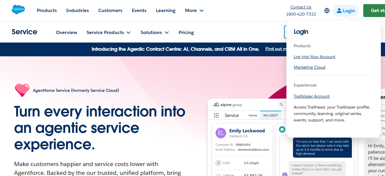Salesforce Service Cloud