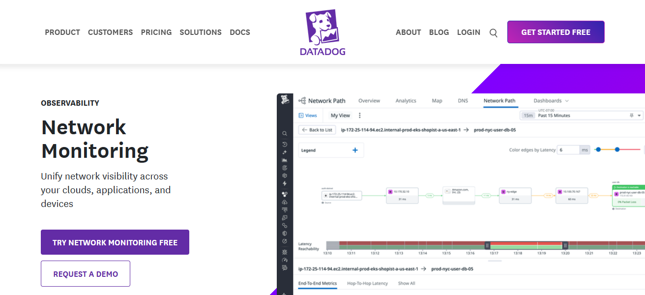 10 Best Network Monitoring Tools for Edge Infrastructure 19 Datadog Network Performance Monitoring