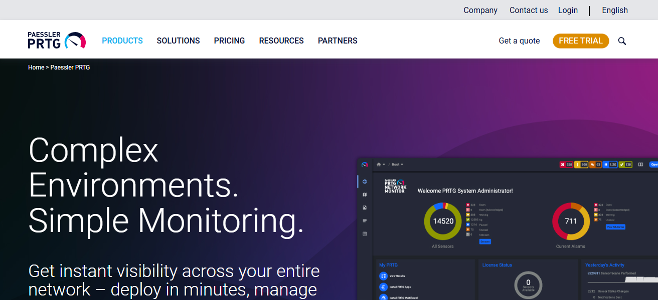 10 Best Network Monitoring Tools for Edge Infrastructure 20 PRTG Network Monitor