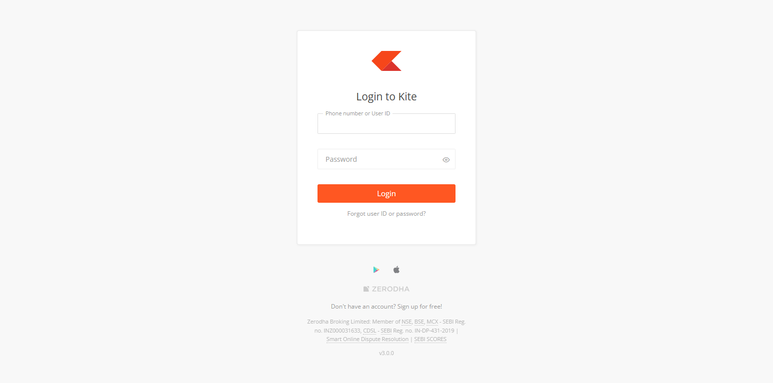 Zerodha Kite