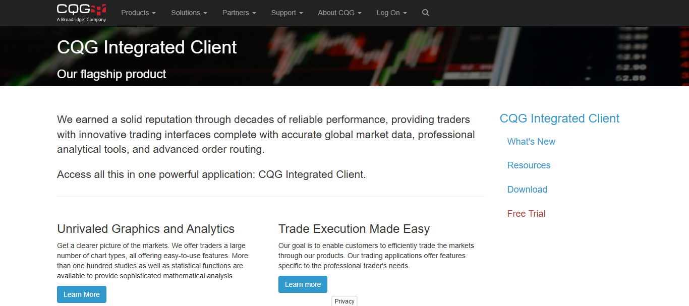 CQG Integrated Client