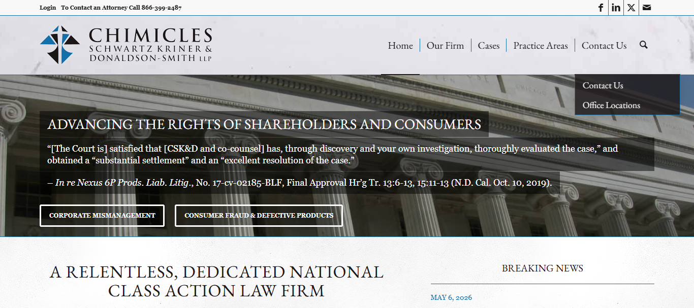 Chimicles Schwartz Kriner & Donaldson-Smith LLP
