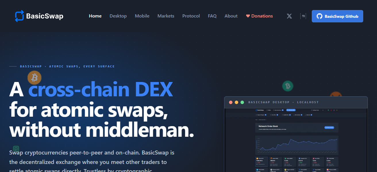 10 Best Atomic Swap Protocols For Wallet-to-Wallet Trading 31 BasicSwap